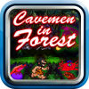 Hombres de las Cavernas en el Bosque